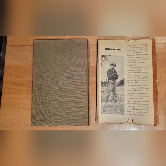 Vintage HC/DJ Up Front By Bill Mauldin 1st Edition 1945 World War 2 Cartoonist - Picture 13 of 14